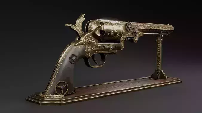 Steampunk 1851 Colt Navy