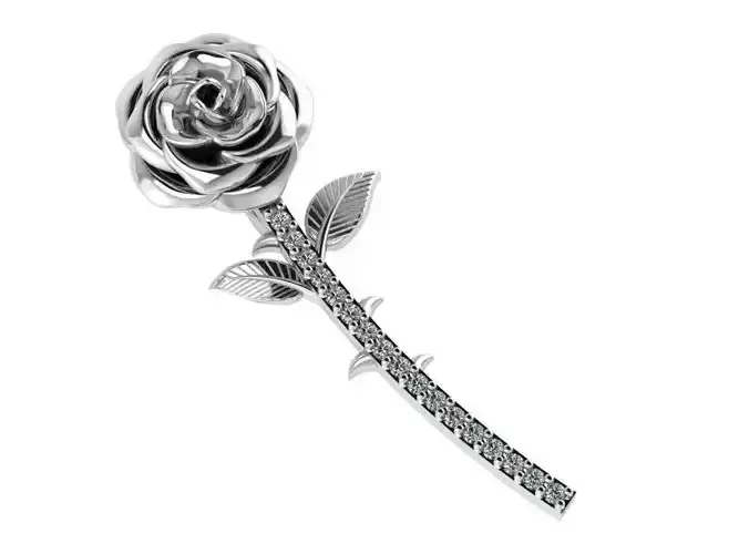 Rose Diamond Pendant 1641