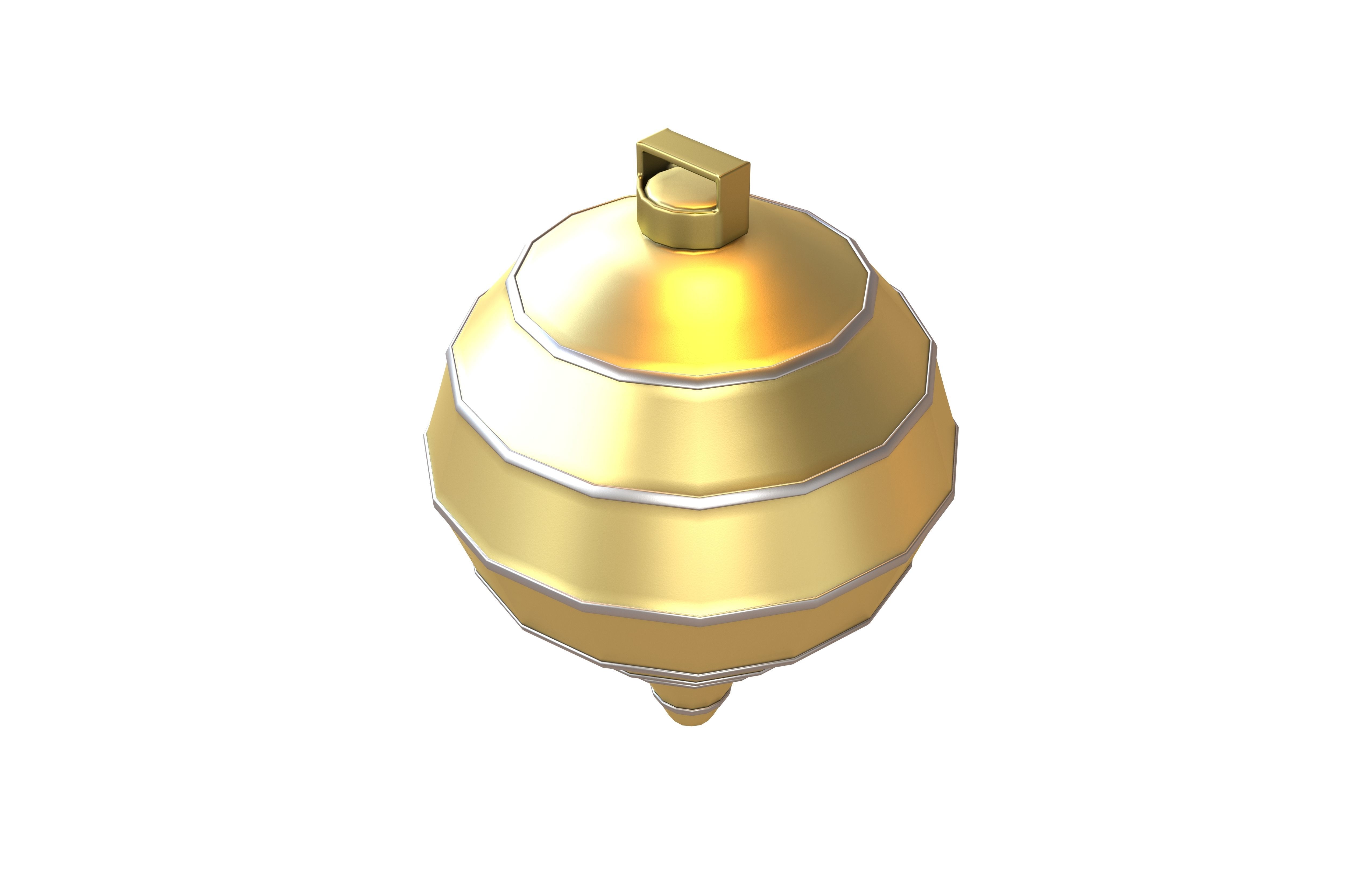 Christmas Tree Decoration v1 001 Low-poly 3D model_2