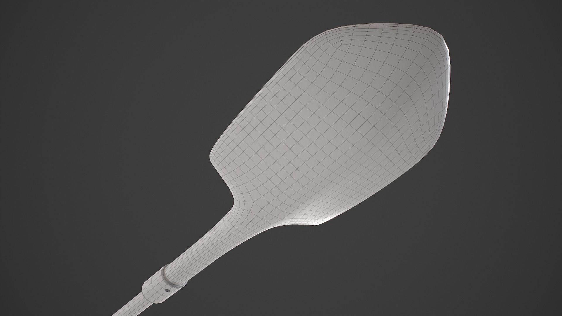 Beach Shovel Low-poly 3D model_24