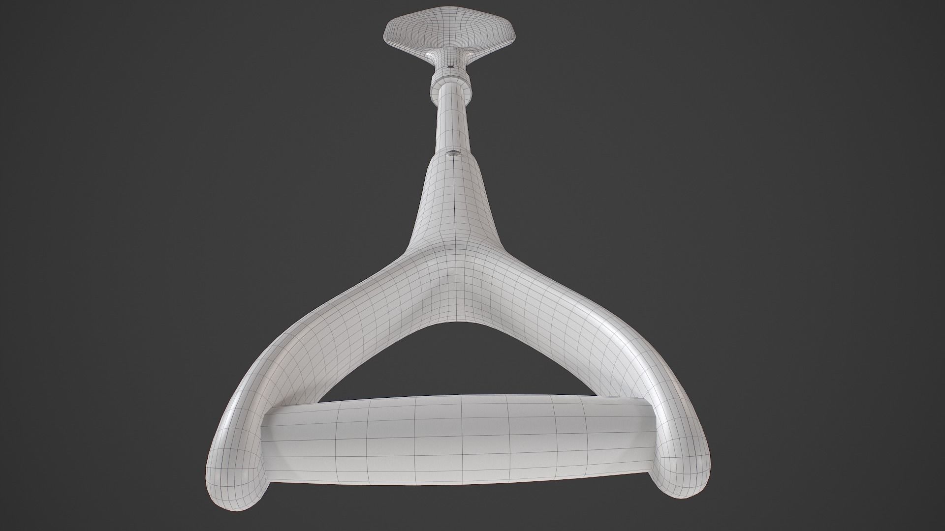 Beach Shovel Low-poly 3D model_20