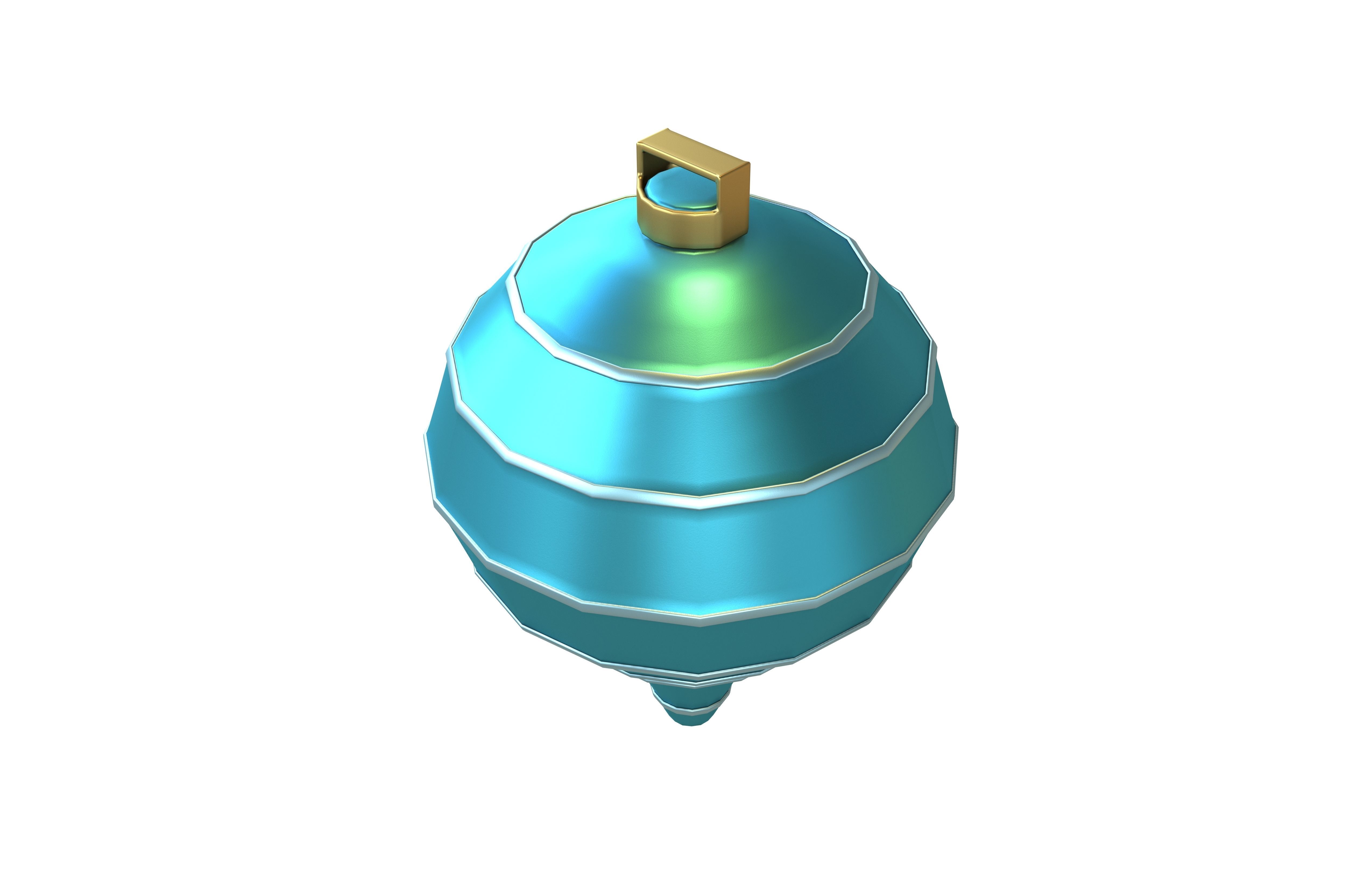 Christmas Tree Decoration v1 004 Low-poly 3D model_1