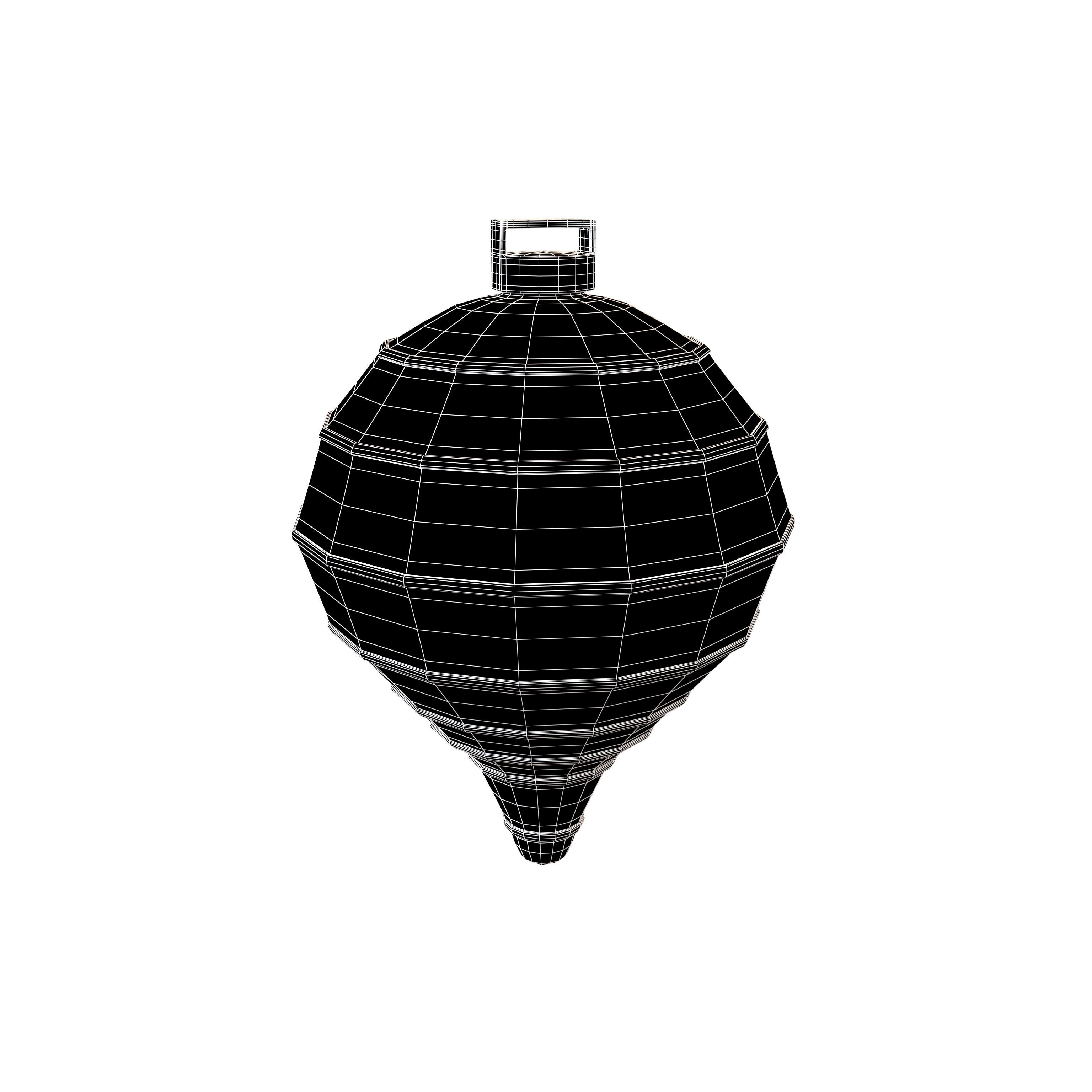 Christmas Tree Decoration v1 004 Low-poly 3D model_4