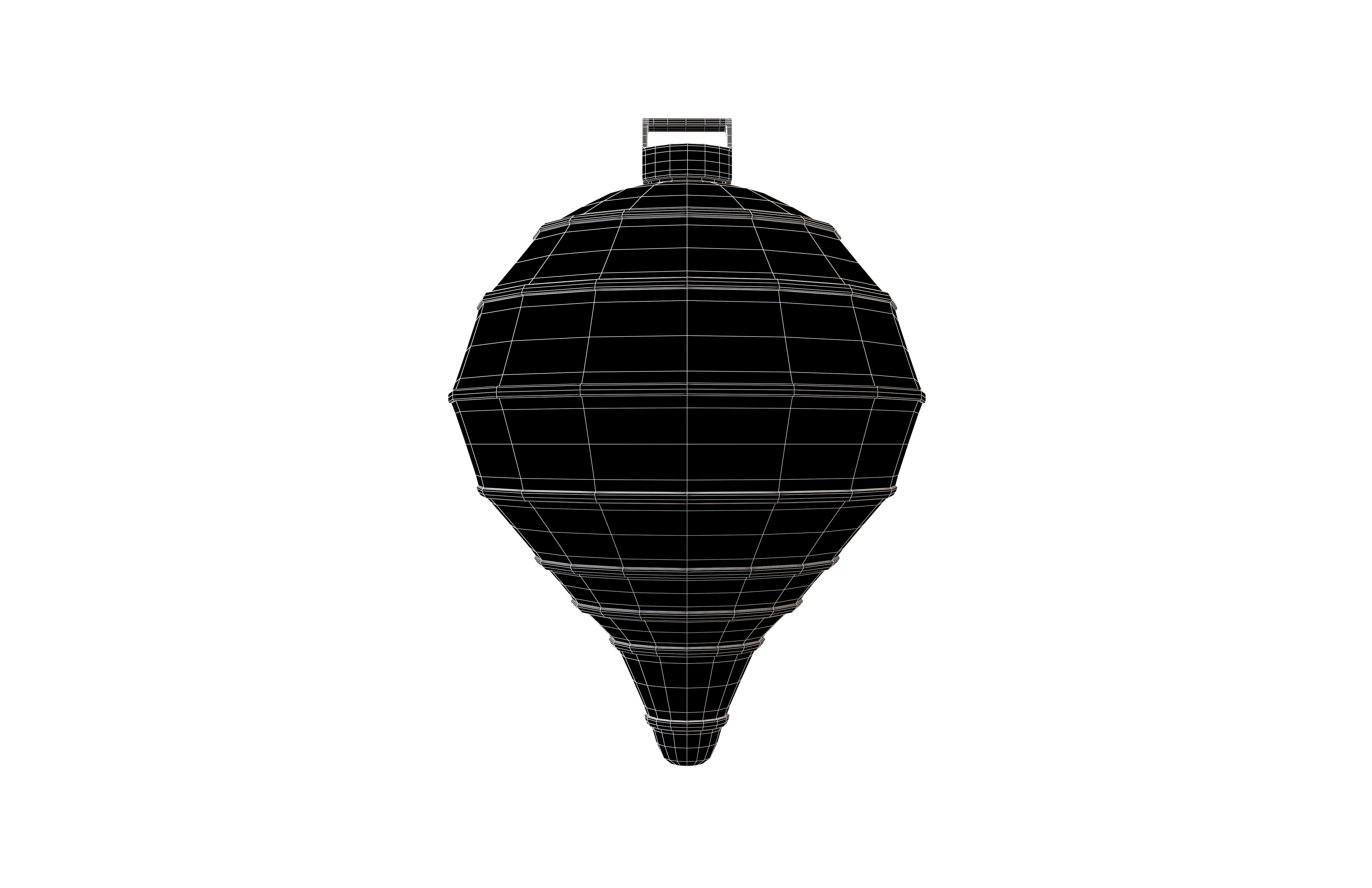 Christmas Tree Decoration v1 004 Low-poly 3D model_6