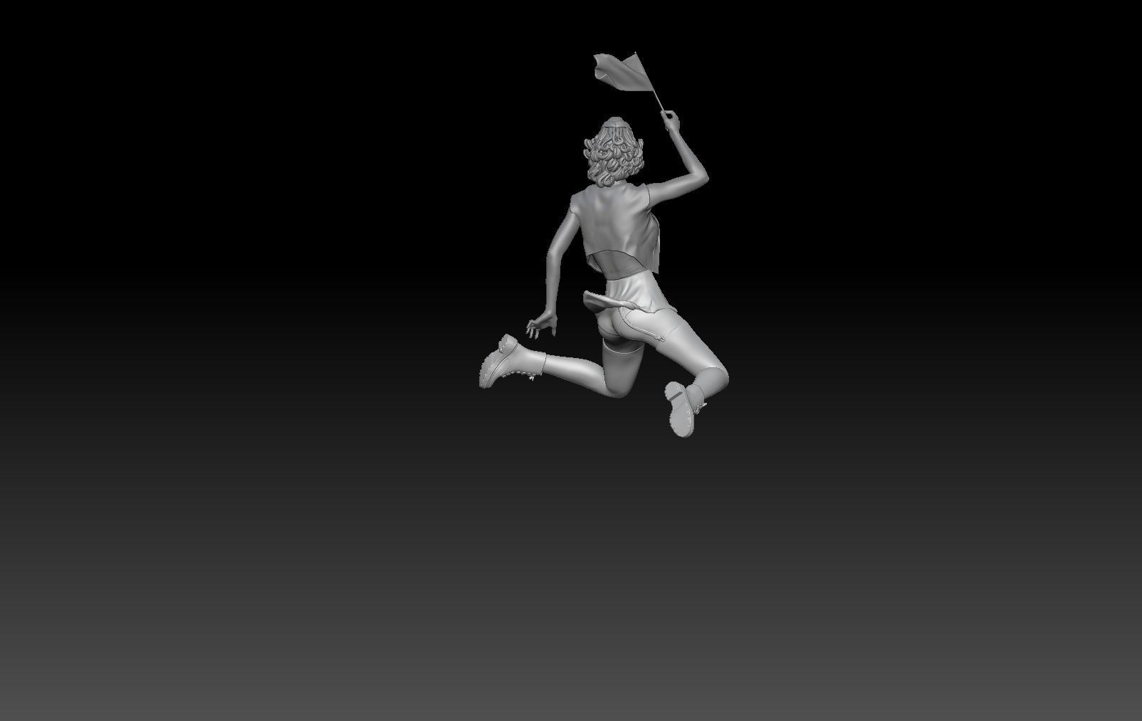 BOMB MILITARY PIN UP 3D print model_4