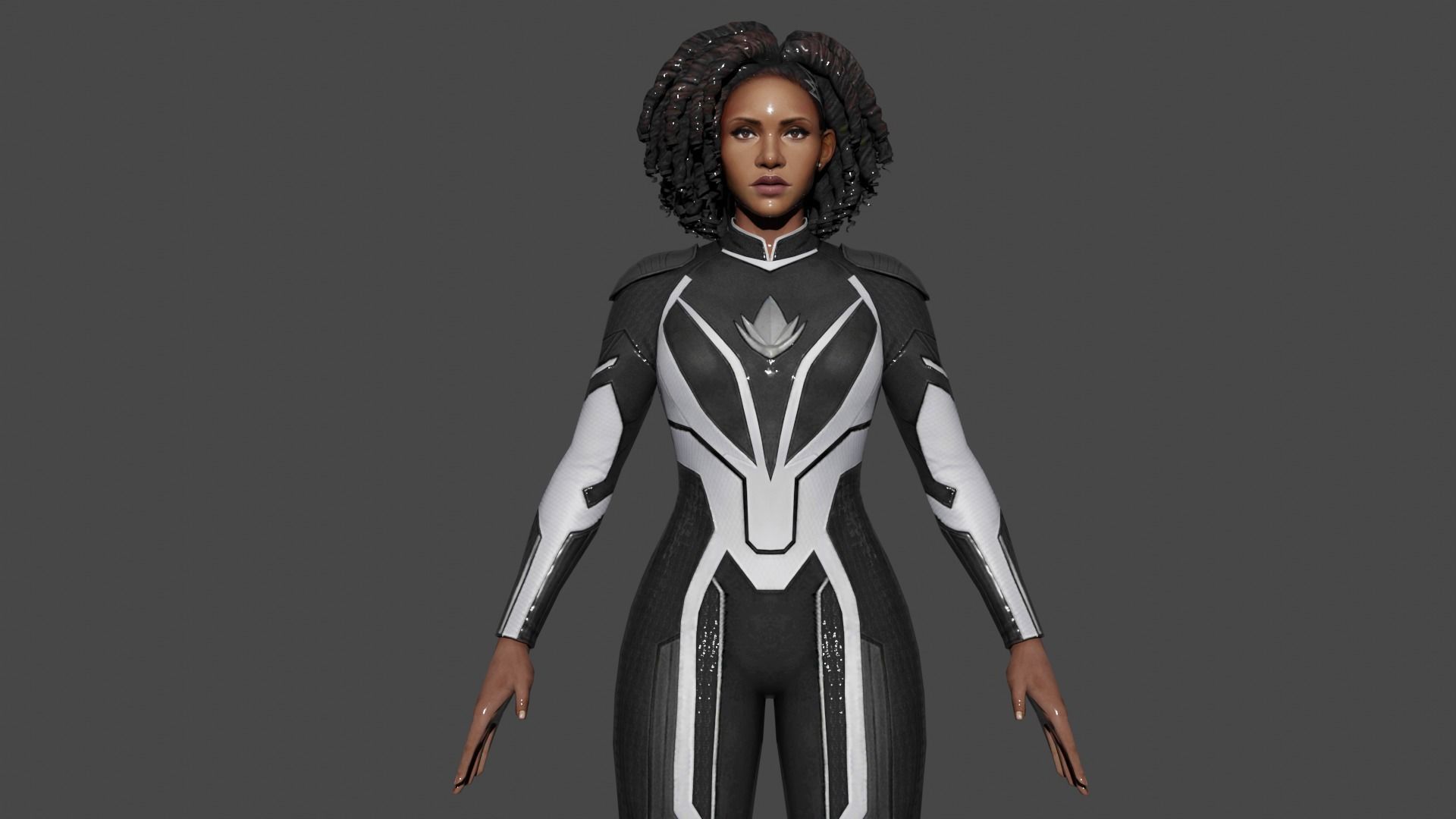 Spectrum Low-poly 3D model_1