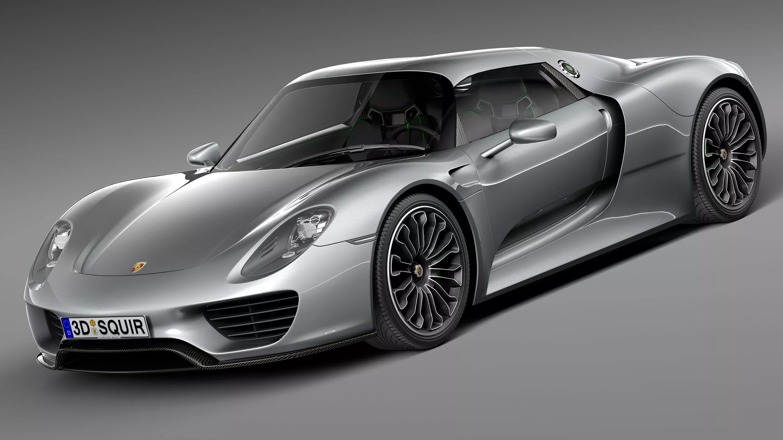 Porsche 918 Spyder 2015 3D model