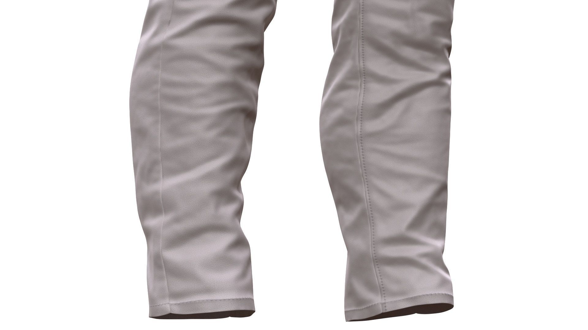 Pants Low-poly 3D model_13