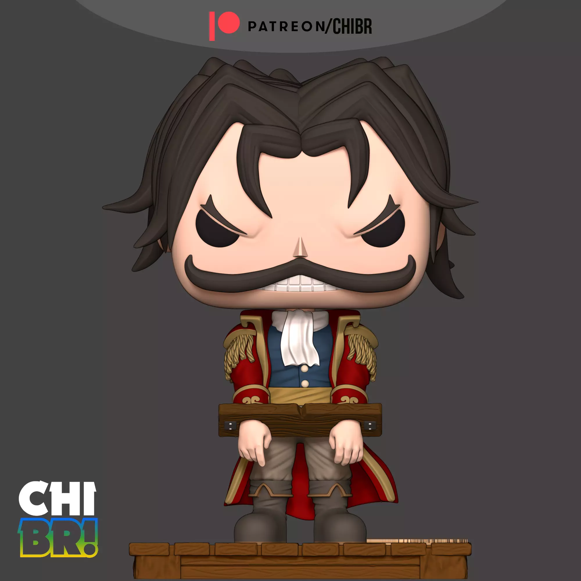 GOL D ROGER - ONE PIECE - FUNKO 3D print model_0