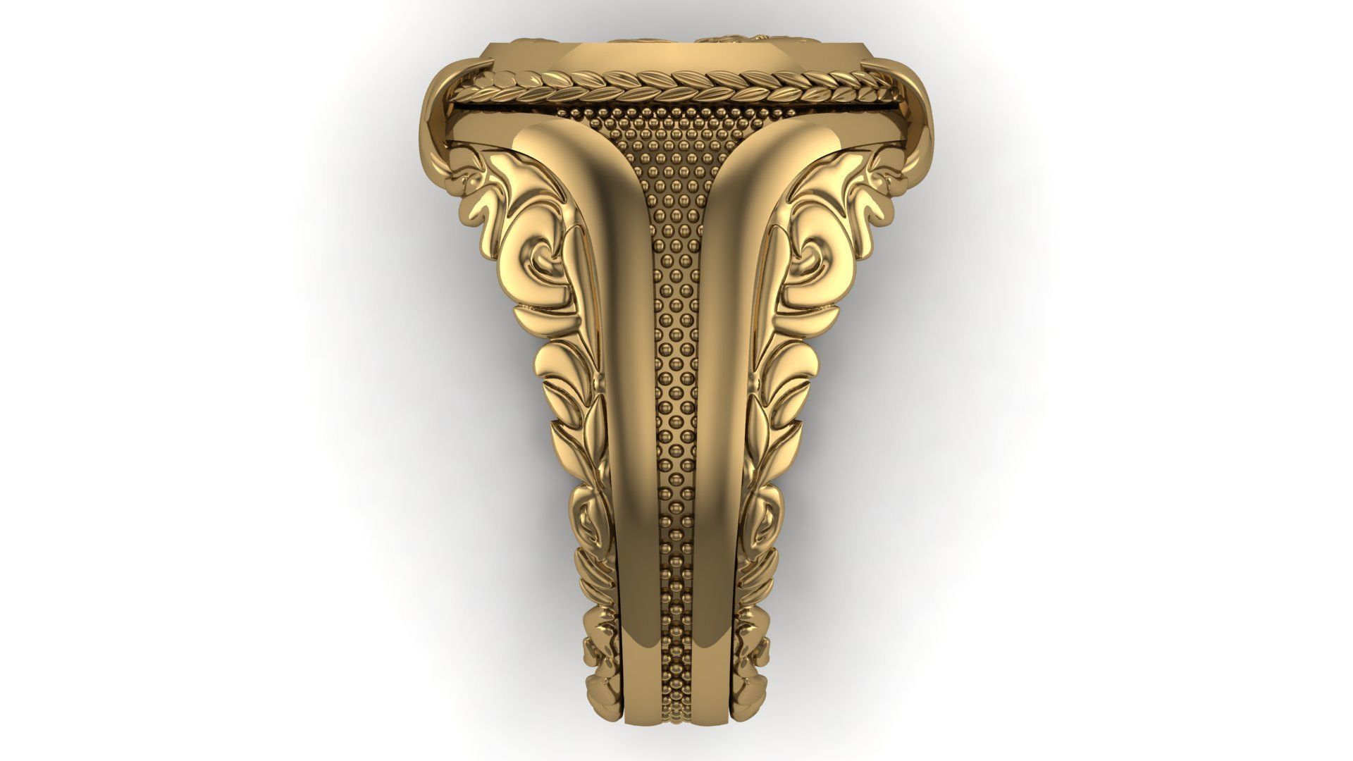 Scorpion Zodiac Sign Ring 3D print model_3