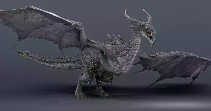 Baoline Cosmic Dragon - rigged