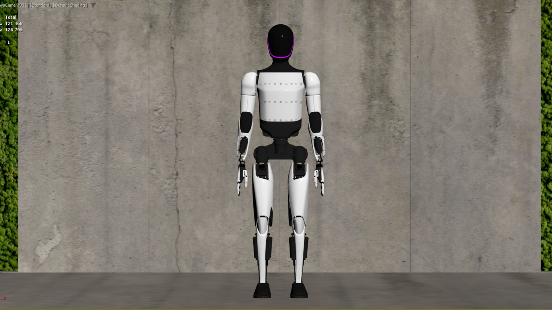 Optimus Gen 2 animated model robot  high detailed quality vray Low-poly 3D model_8