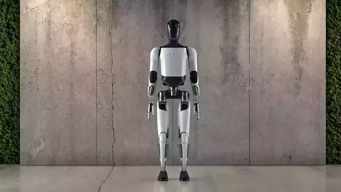 Optimus Gen 2 animated model robot  high detailed quality vray Low-poly 3D model