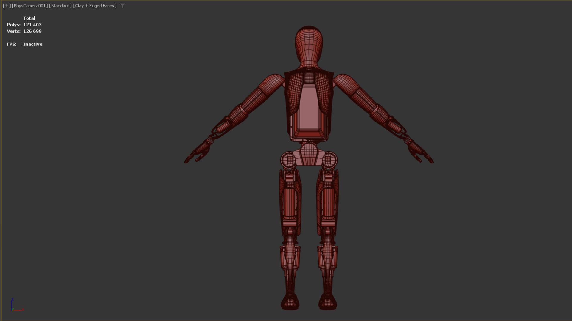 Optimus Gen 2 animated model robot  high detailed quality vray Low-poly 3D model_12