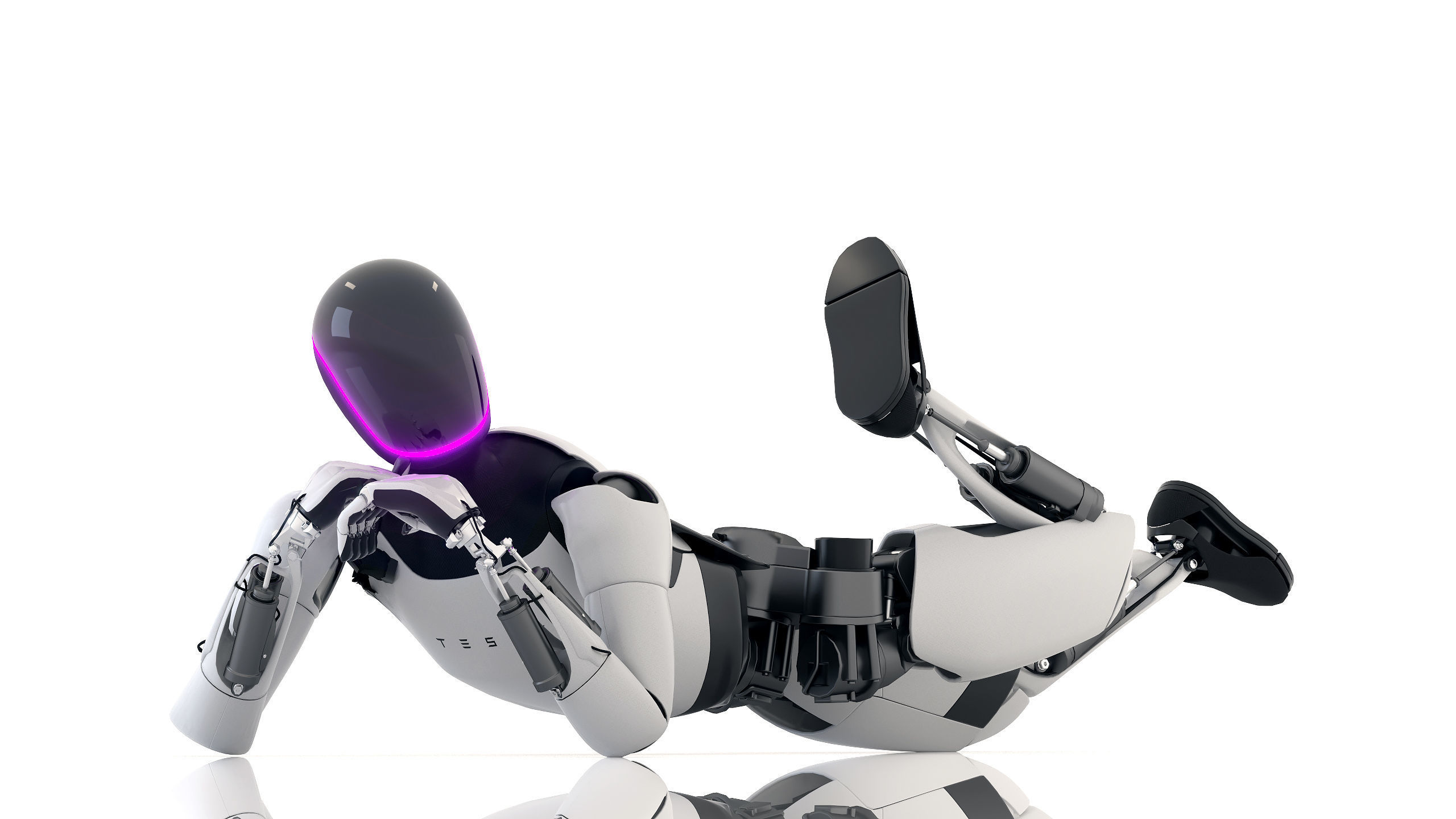 Optimus Gen 2 animated model robot  high detailed quality vray Low-poly 3D model_6