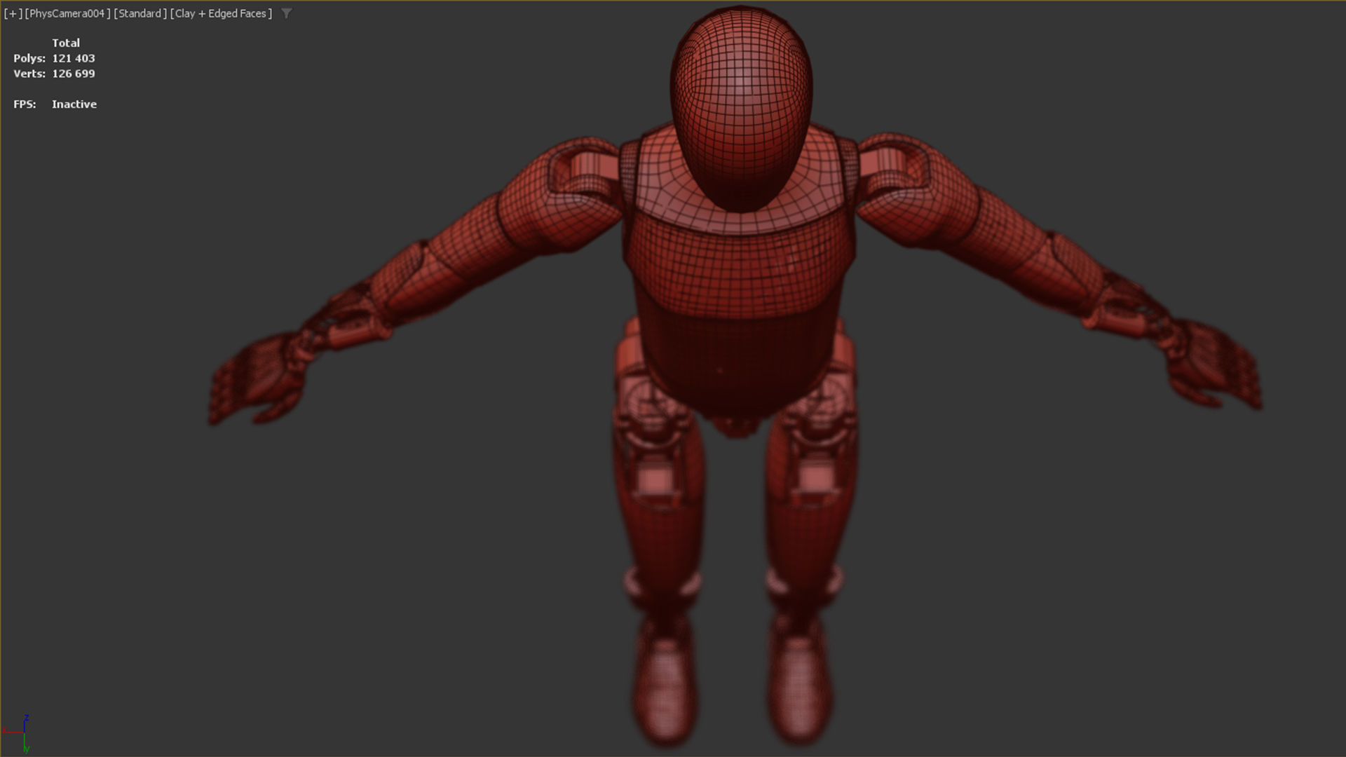 Optimus Gen 2 animated model robot  high detailed quality vray Low-poly 3D model_13