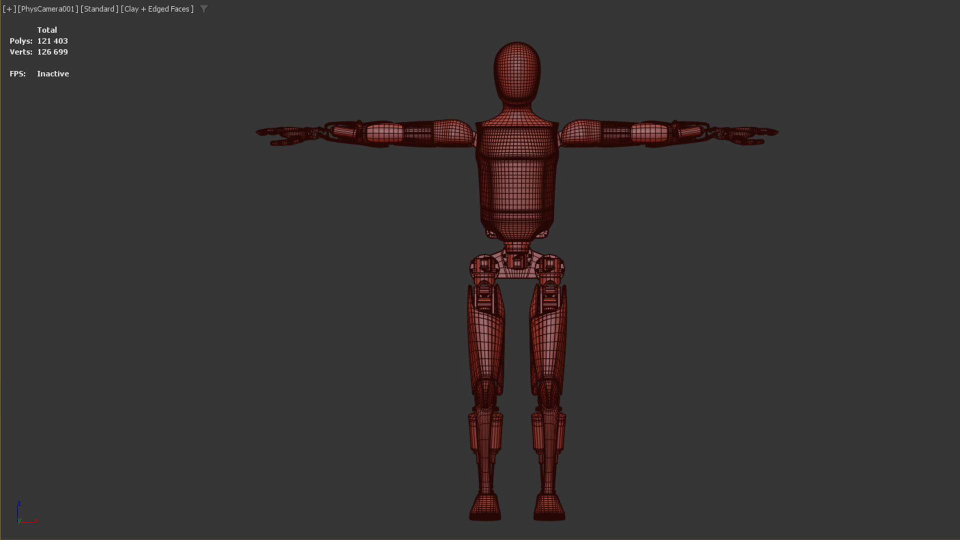 Optimus Gen 2 animated model robot  high detailed quality vray Low-poly 3D model_11