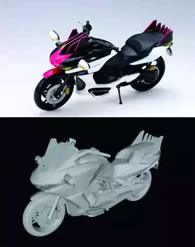 machine decader Low-poly 3D model