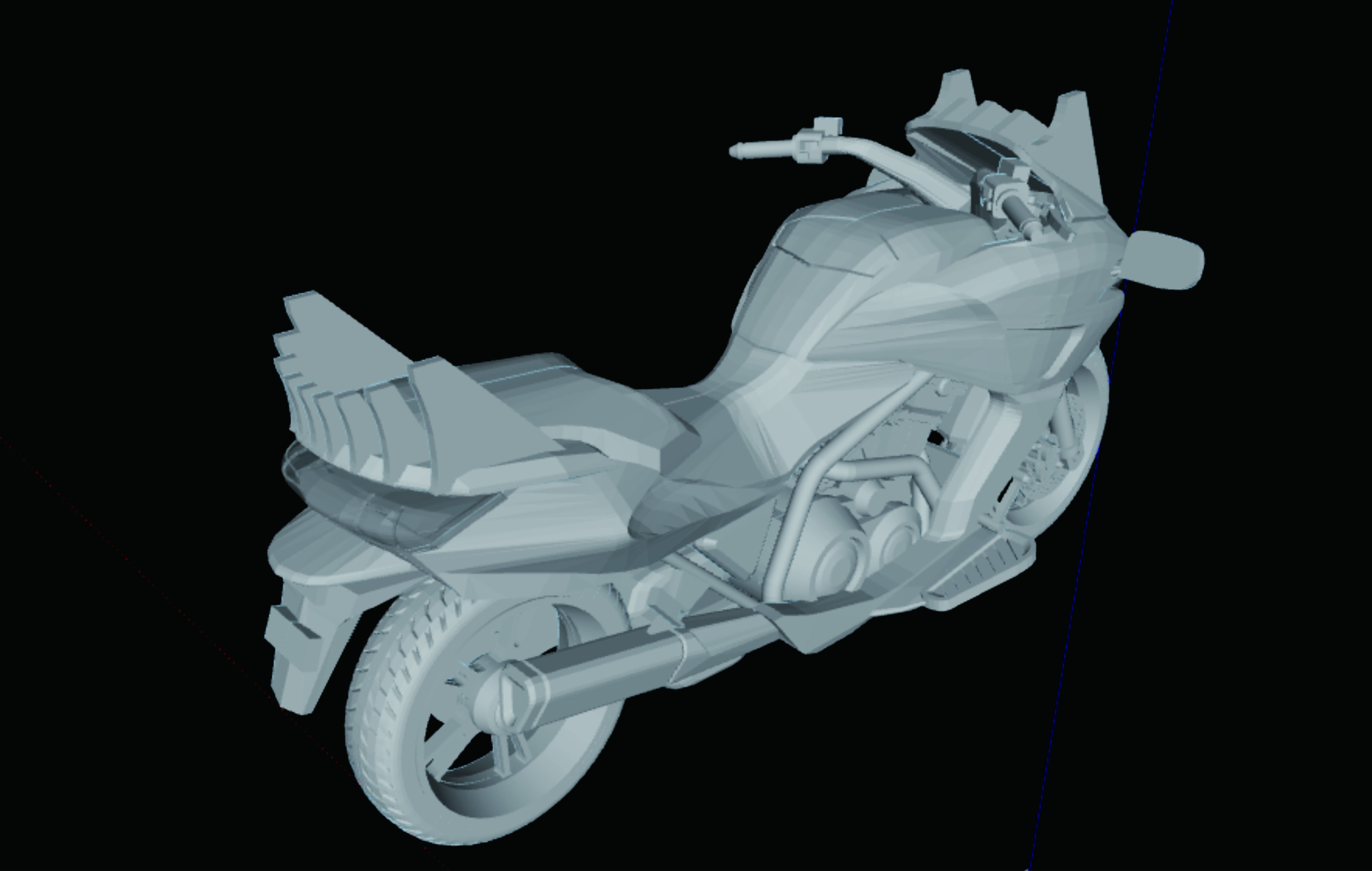 machine decader Low-poly 3D model_2