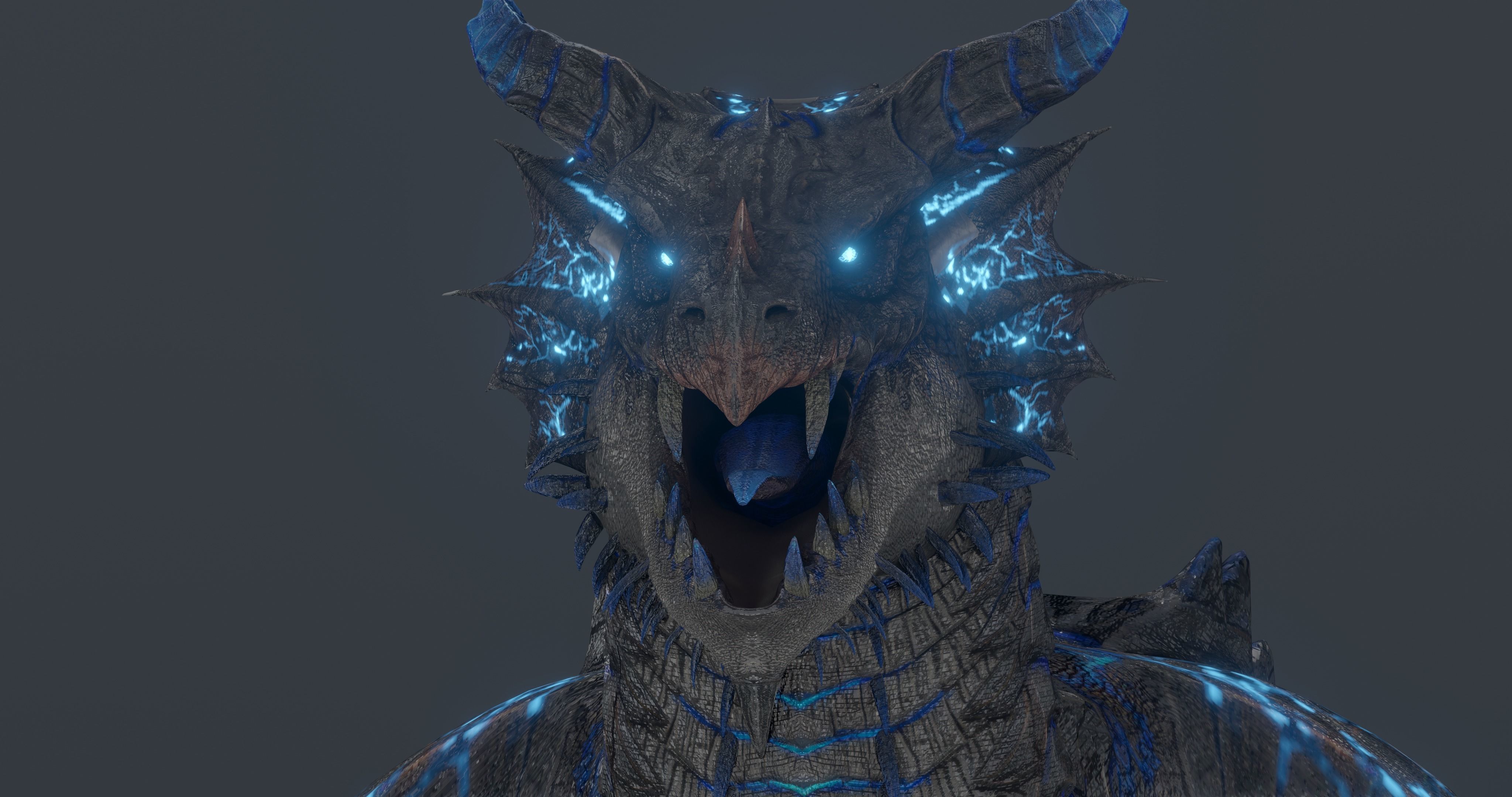 Thunderstorm dragon evo 2 - Rigged Low-poly 3D model_28