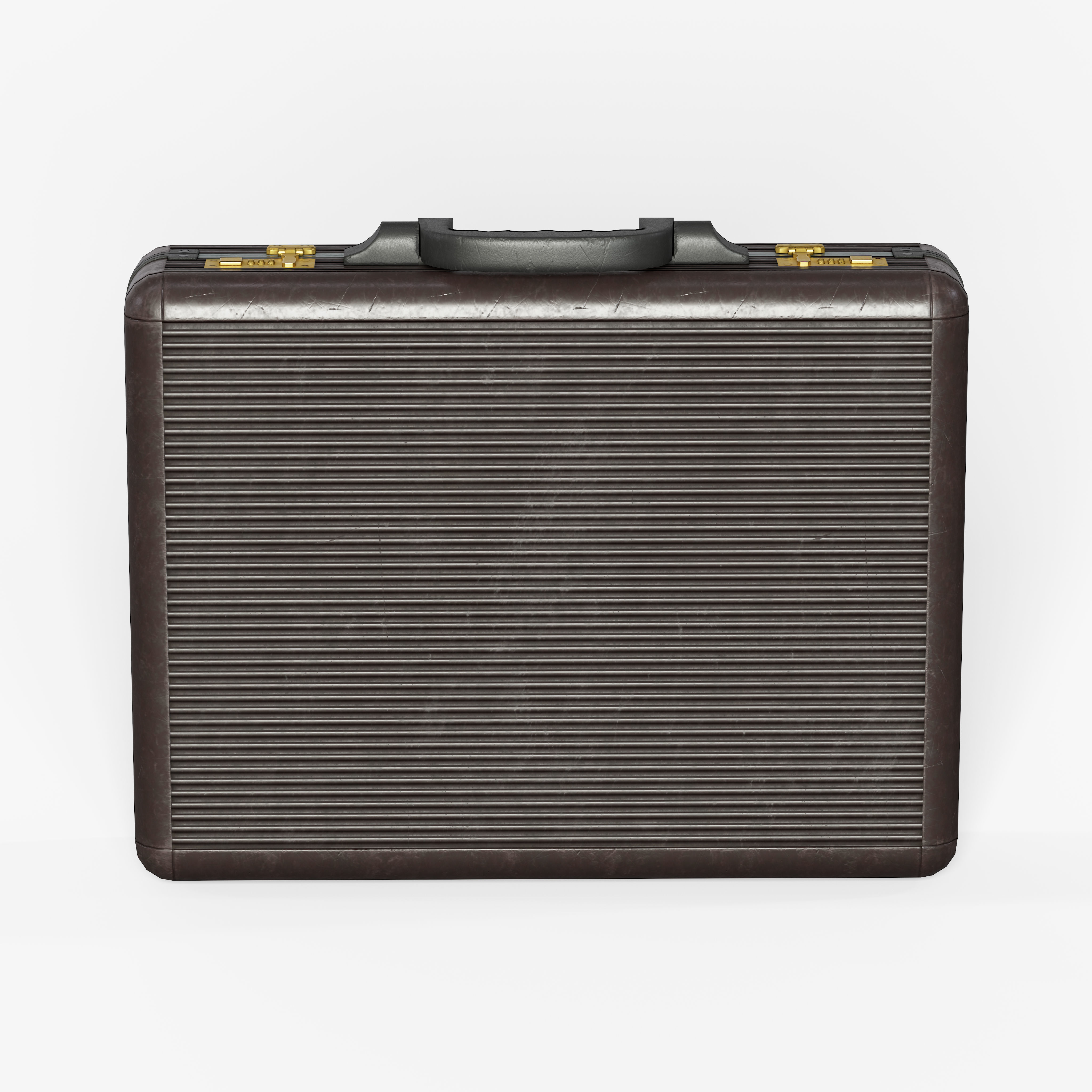 Briefcase Low-poly 3D model_9