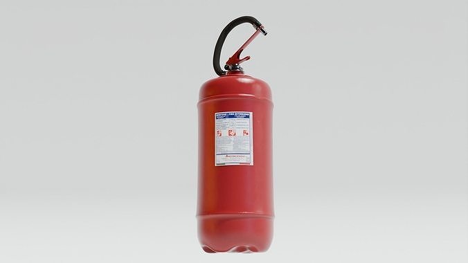 Fire Extinguisher Low-poly 3D model Low-poly 3D model