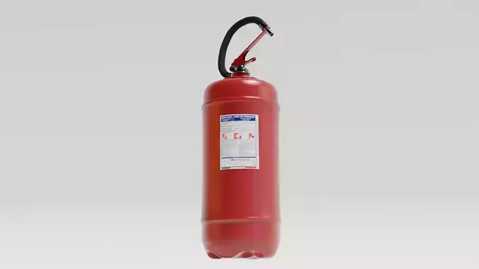 Fire Extinguisher Low-poly 3D model