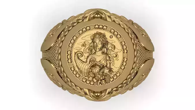 Virgo Zodiac Sign Ring