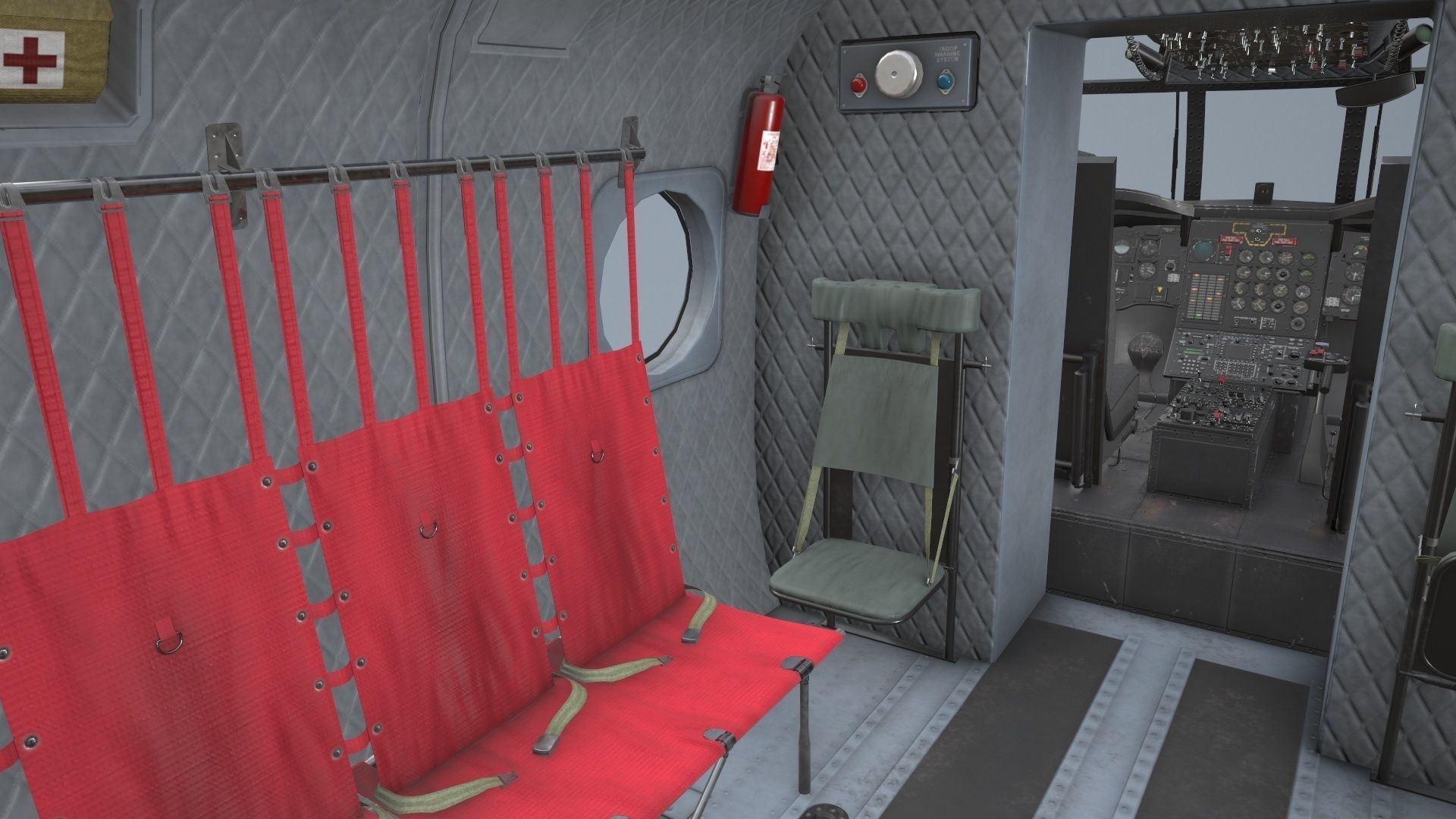  CH-47D Chinook Spanish Army Static Low-poly 3D model_27