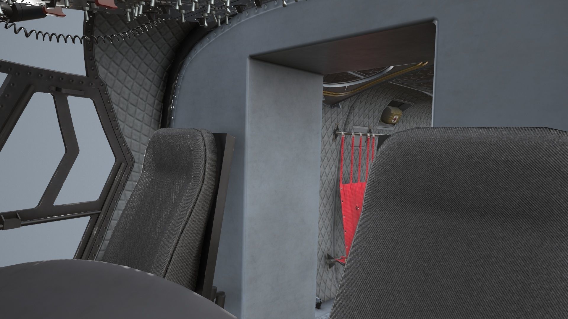  CH-47D Chinook Spanish Army Static Low-poly 3D model_25