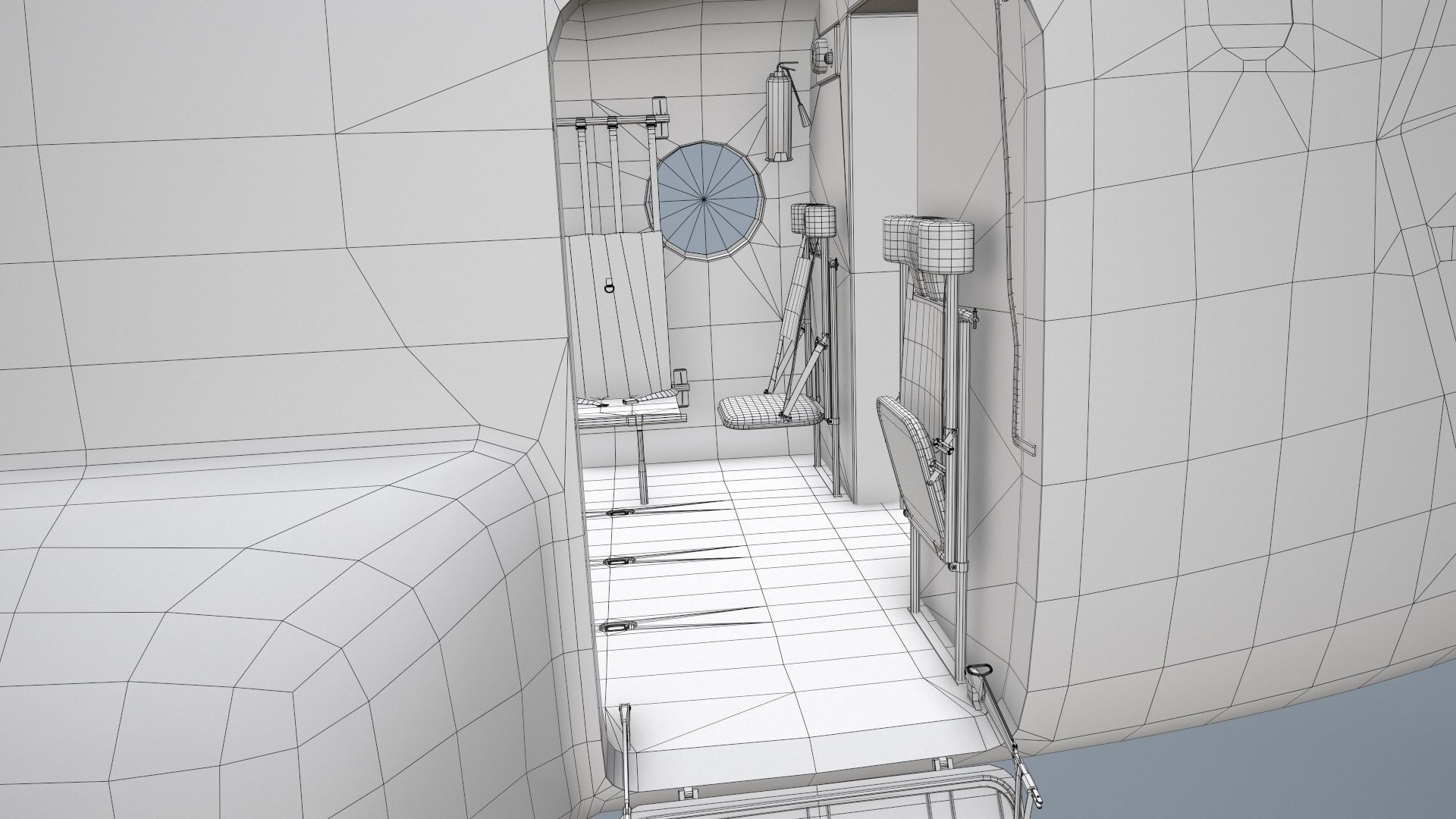  CH-47D Chinook Spanish Army Static Low-poly 3D model_37