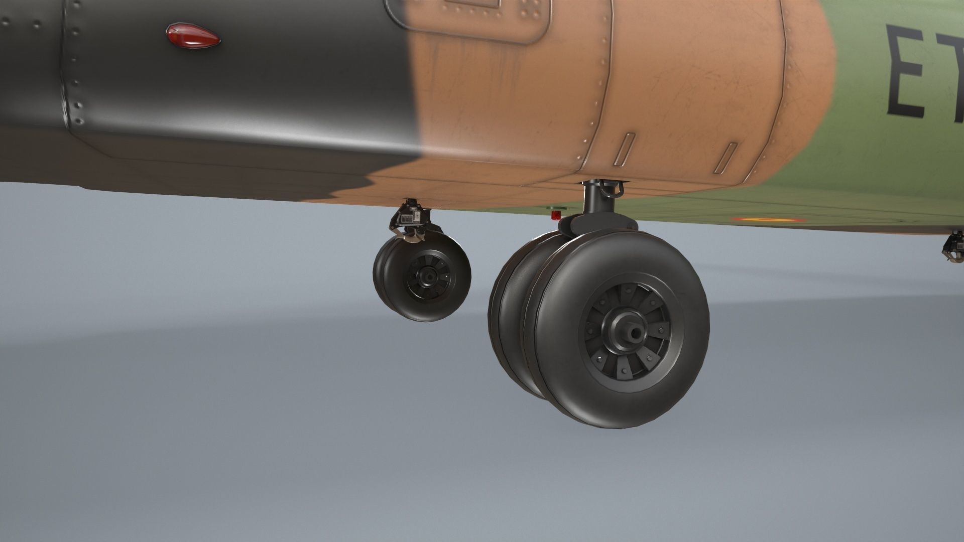  CH-47D Chinook Spanish Army Static Low-poly 3D model_13