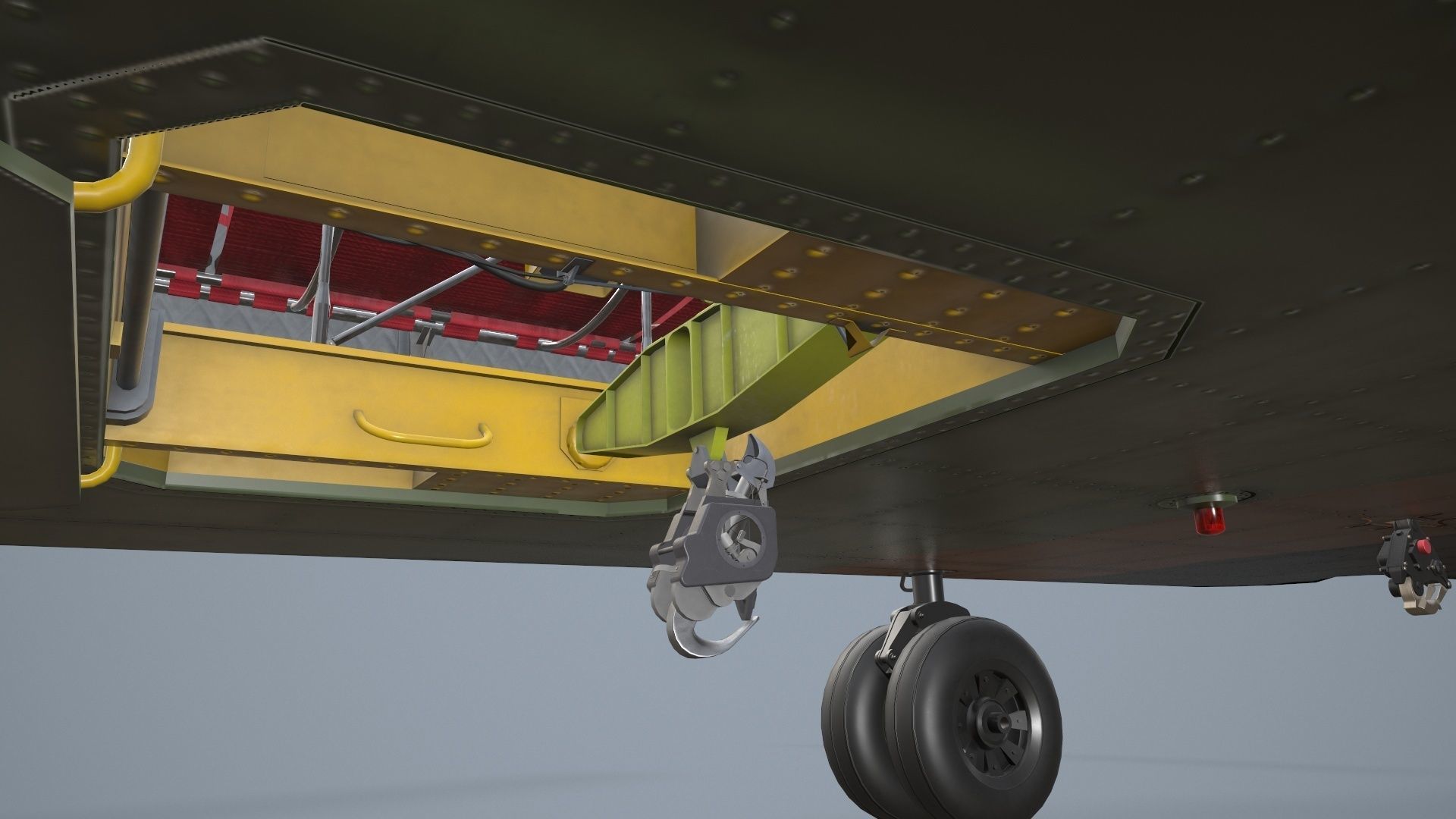  CH-47D Chinook Spanish Army Static Low-poly 3D model_19