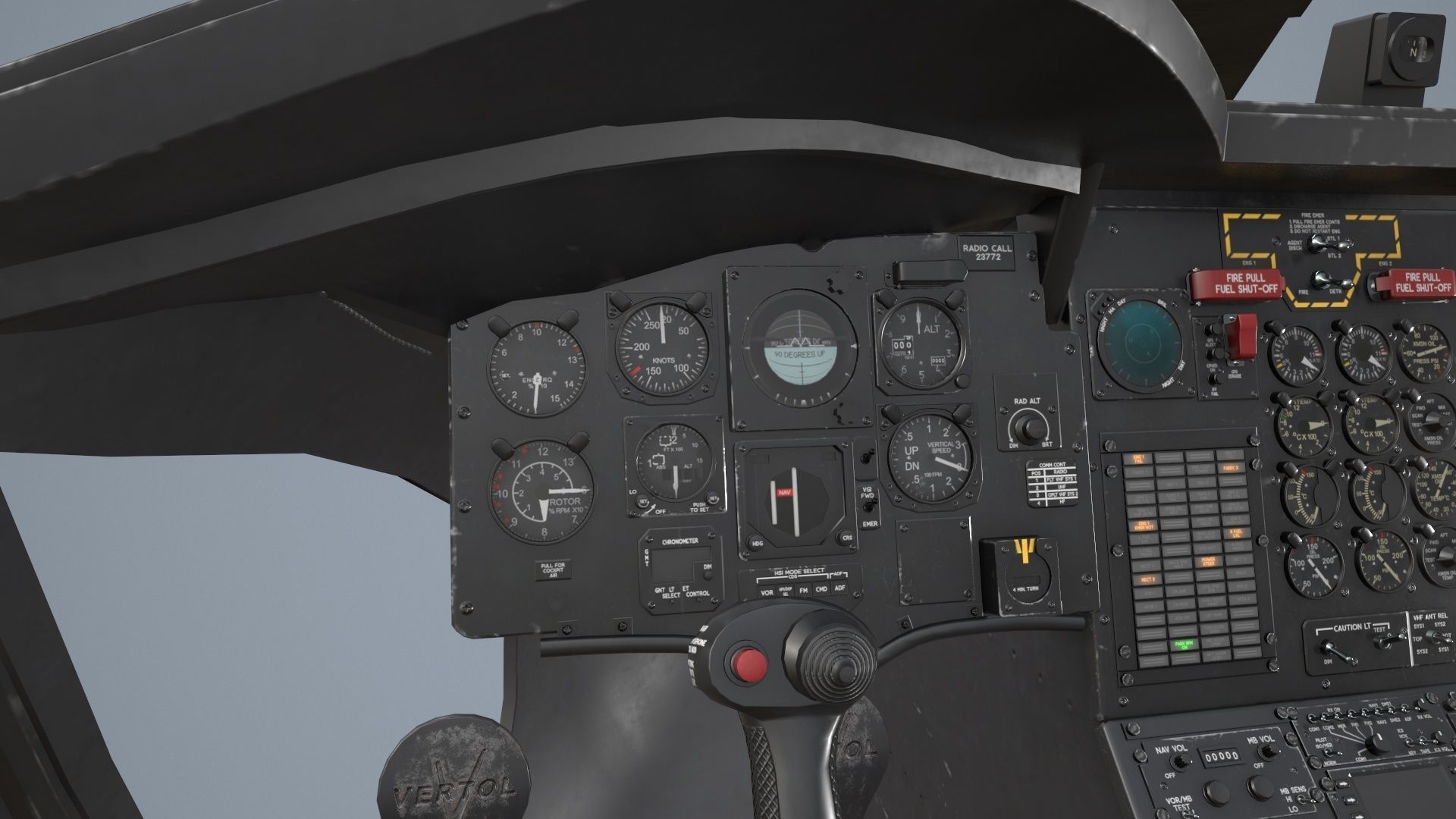  CH-47D Chinook Spanish Army Static Low-poly 3D model_22