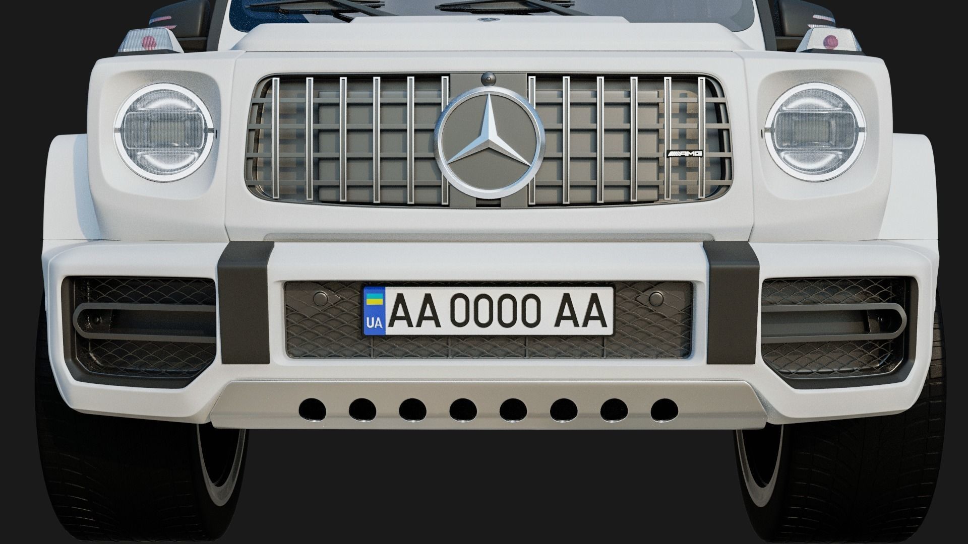 Mercedes G63 AMG 2023 FOR SUBDIVISION 3D model_7