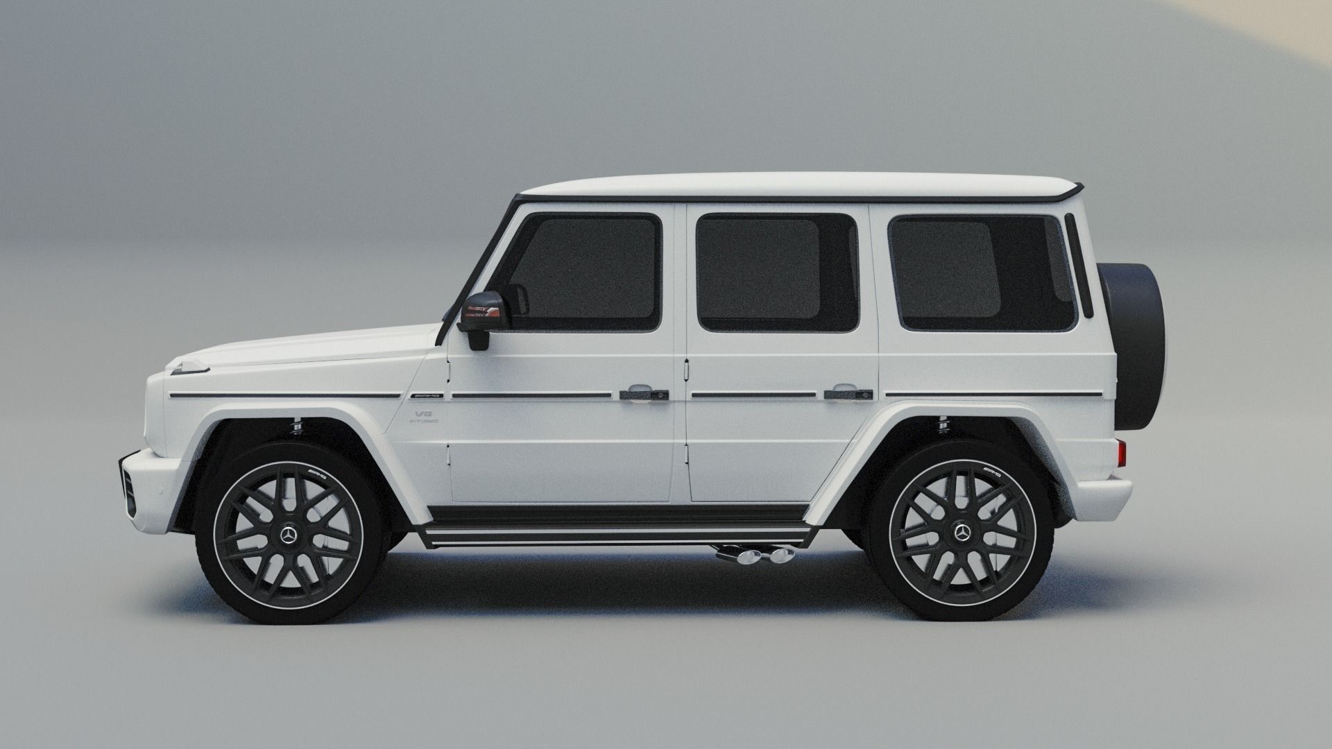 Mercedes G63 AMG 2023 FOR SUBDIVISION 3D model_4
