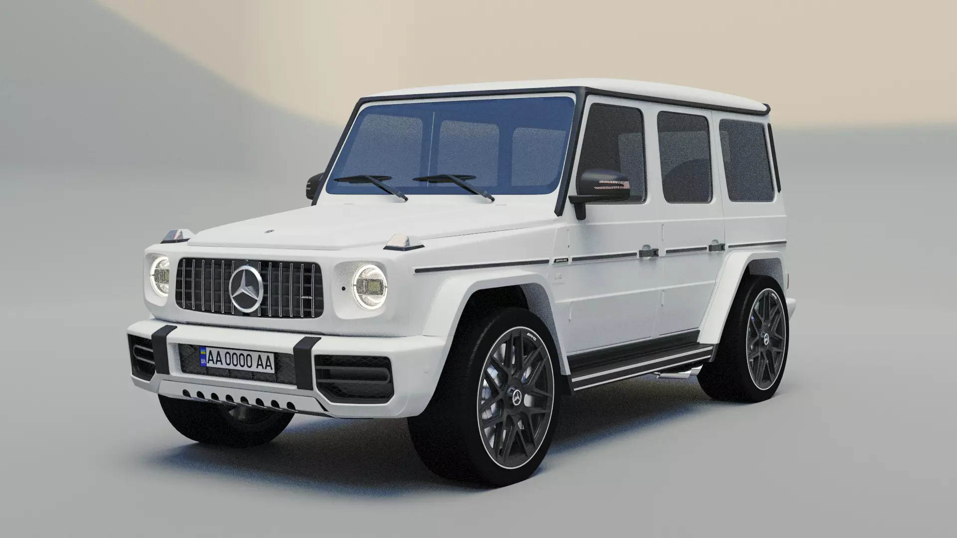 Mercedes G63 AMG 2023 FOR SUBDIVISION 3D model_0