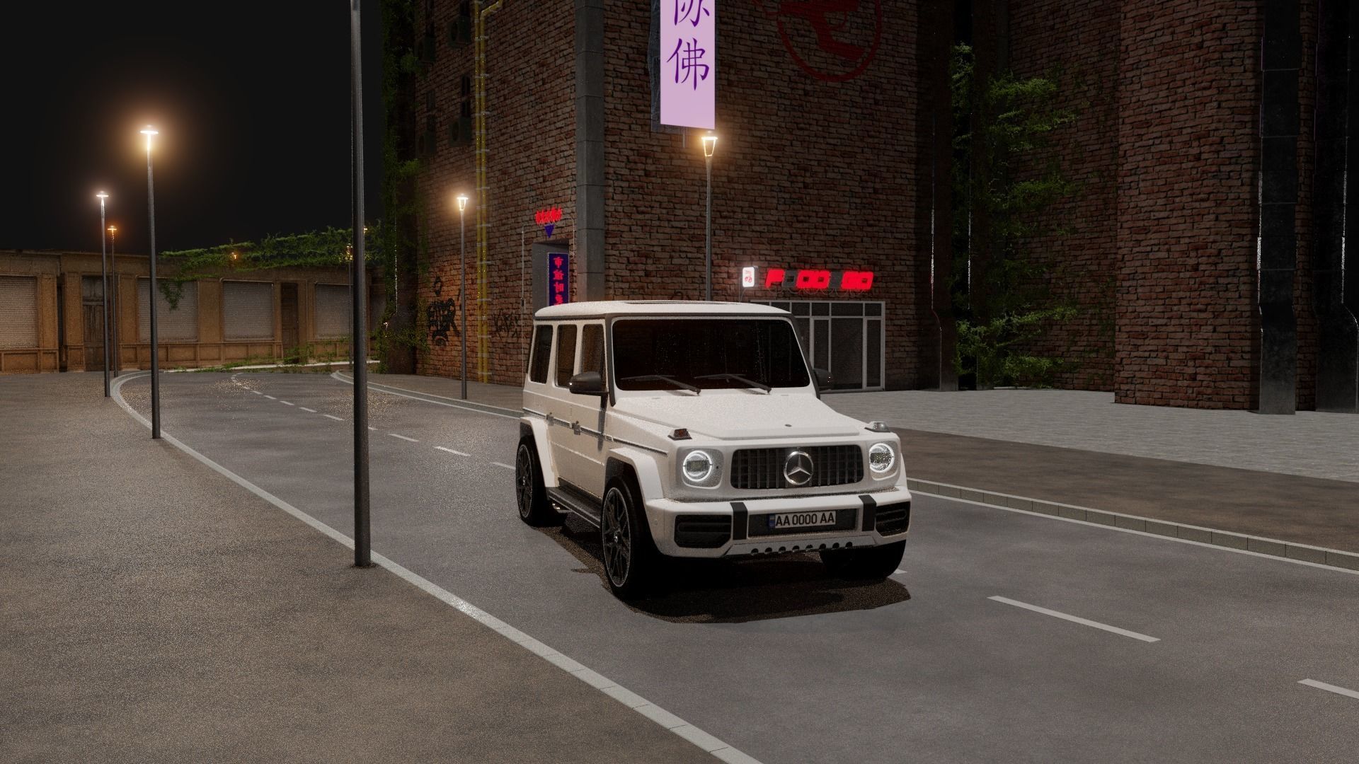 Mercedes G63 AMG 2023 FOR SUBDIVISION 3D model_2