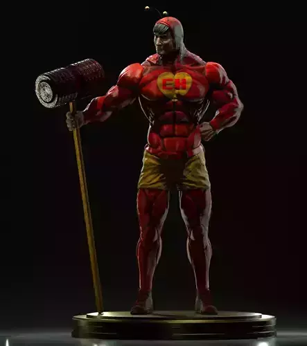 El Chapulin Colorado Action Statue