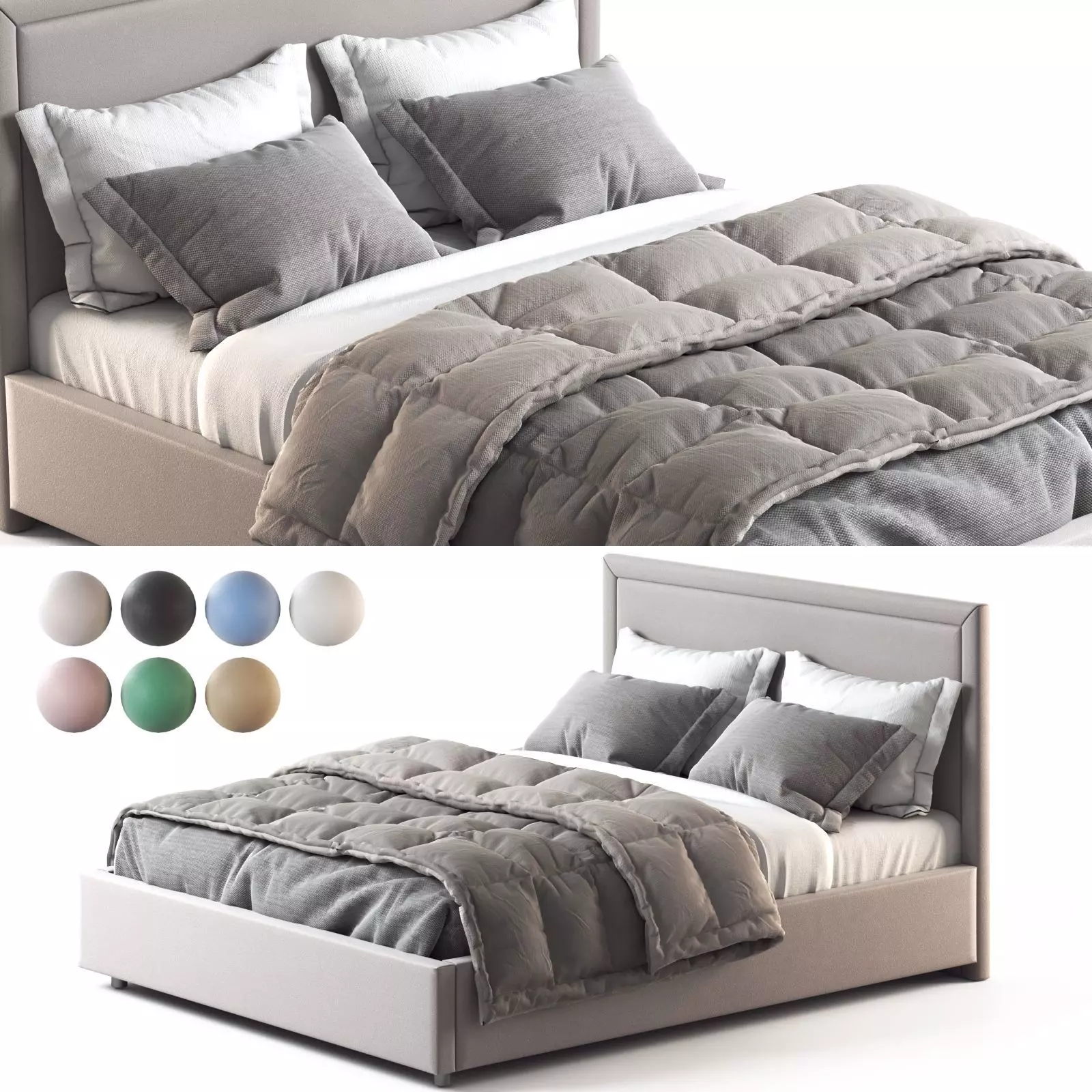 HOFF ABEL bed 3D model_0