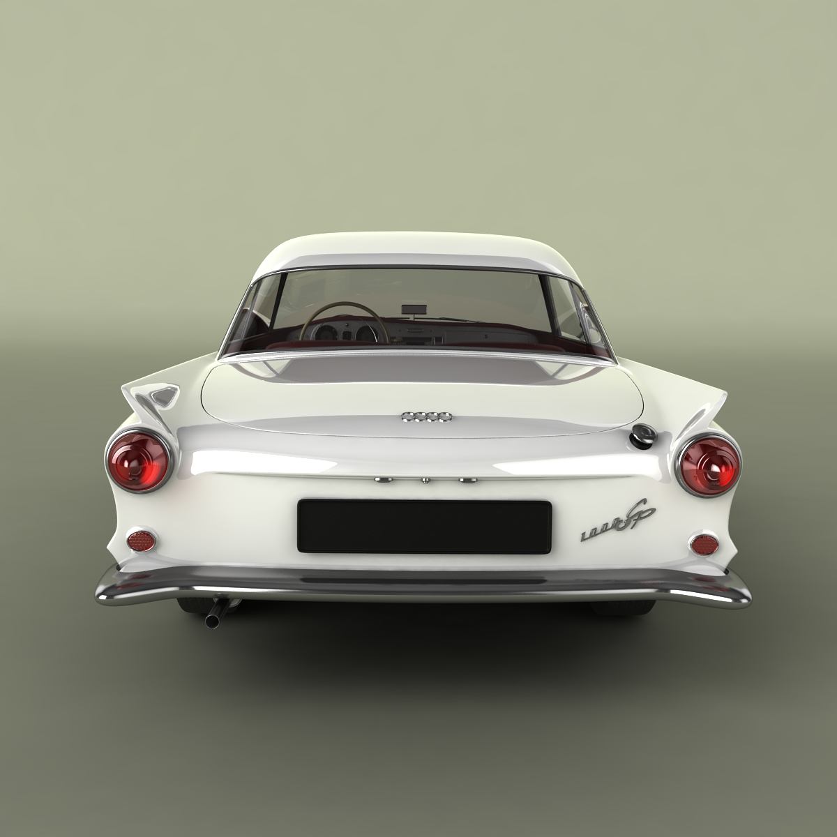 Auto Union 1000 SP 3D model_3