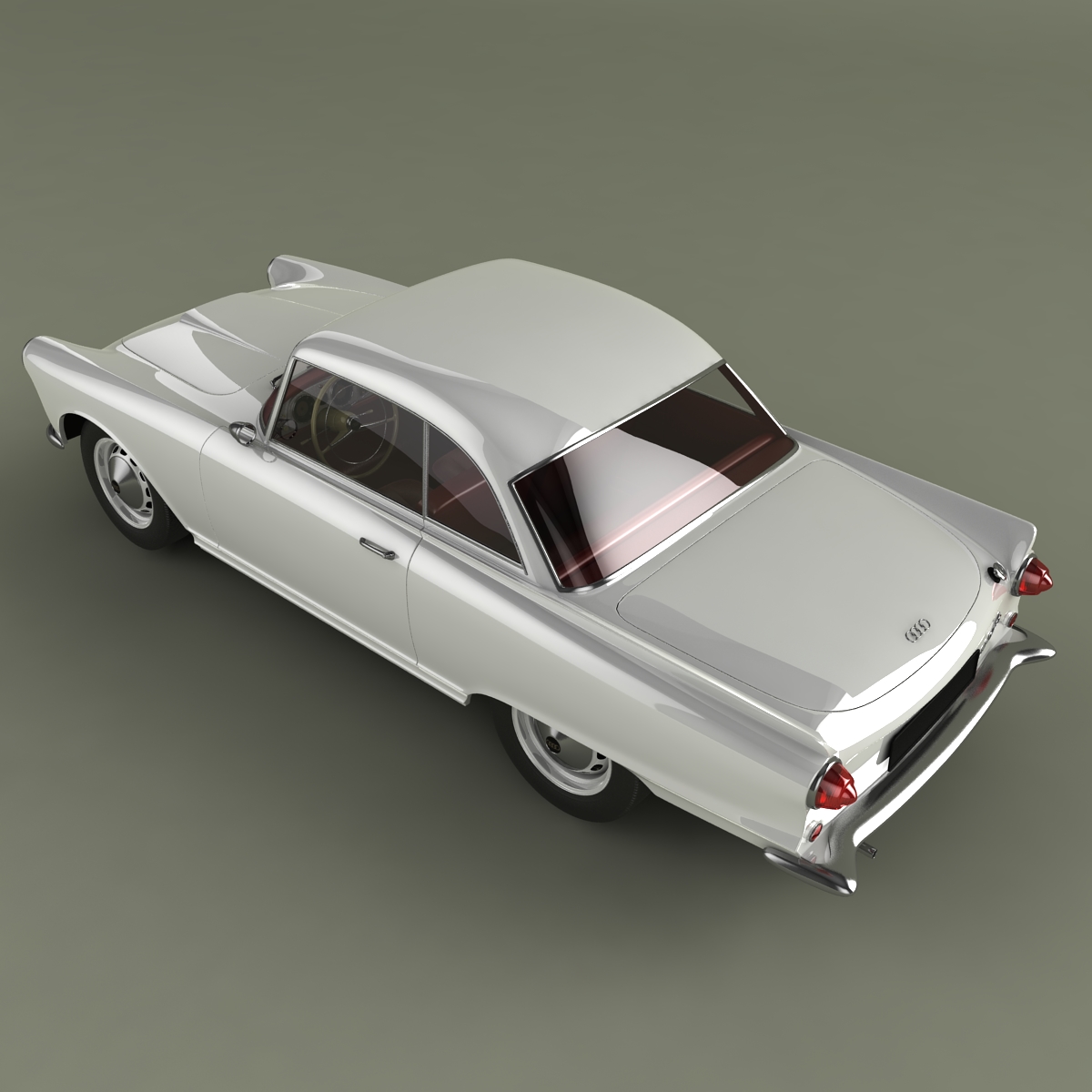 Auto Union 1000 SP 3D model_7