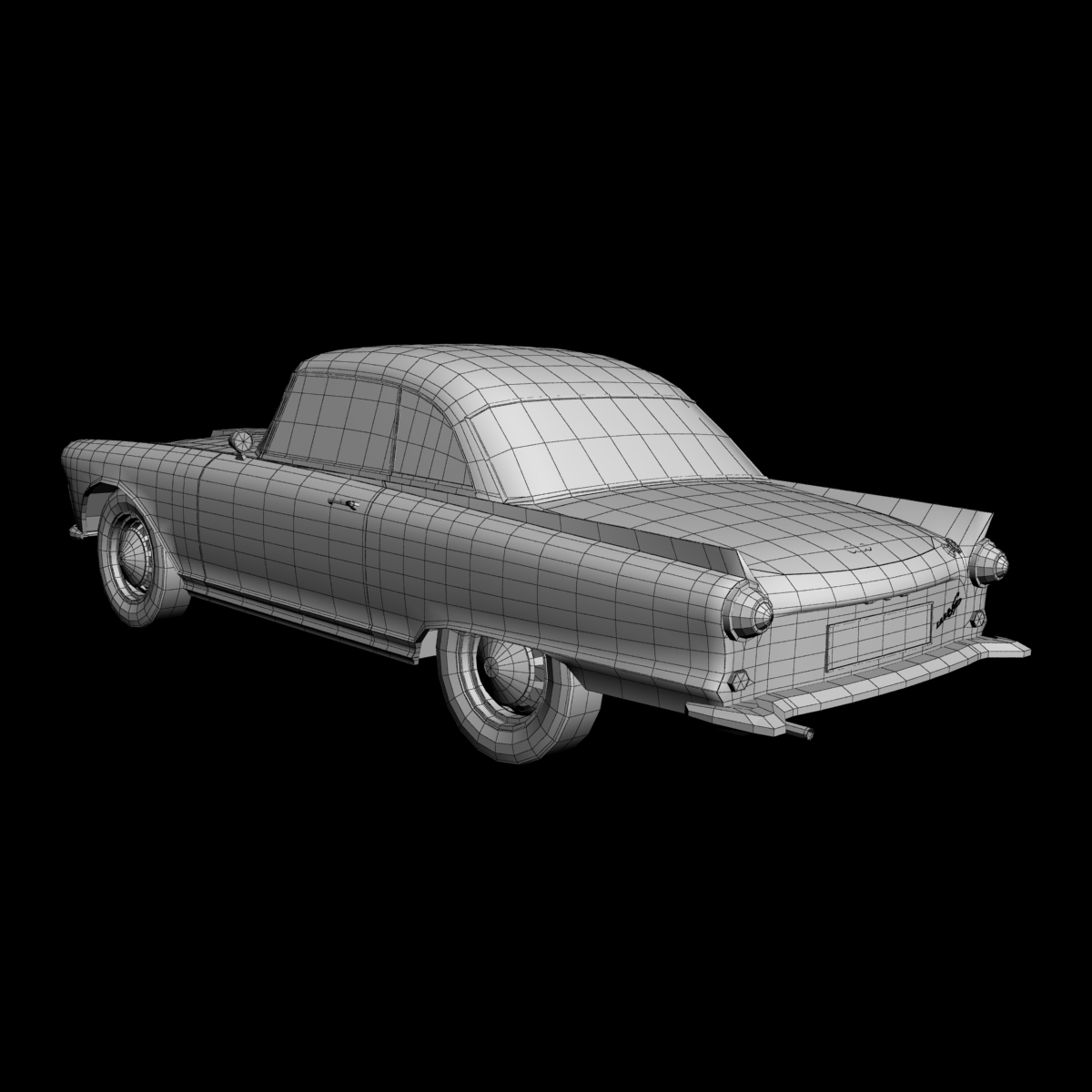 Auto Union 1000 SP 3D model_15