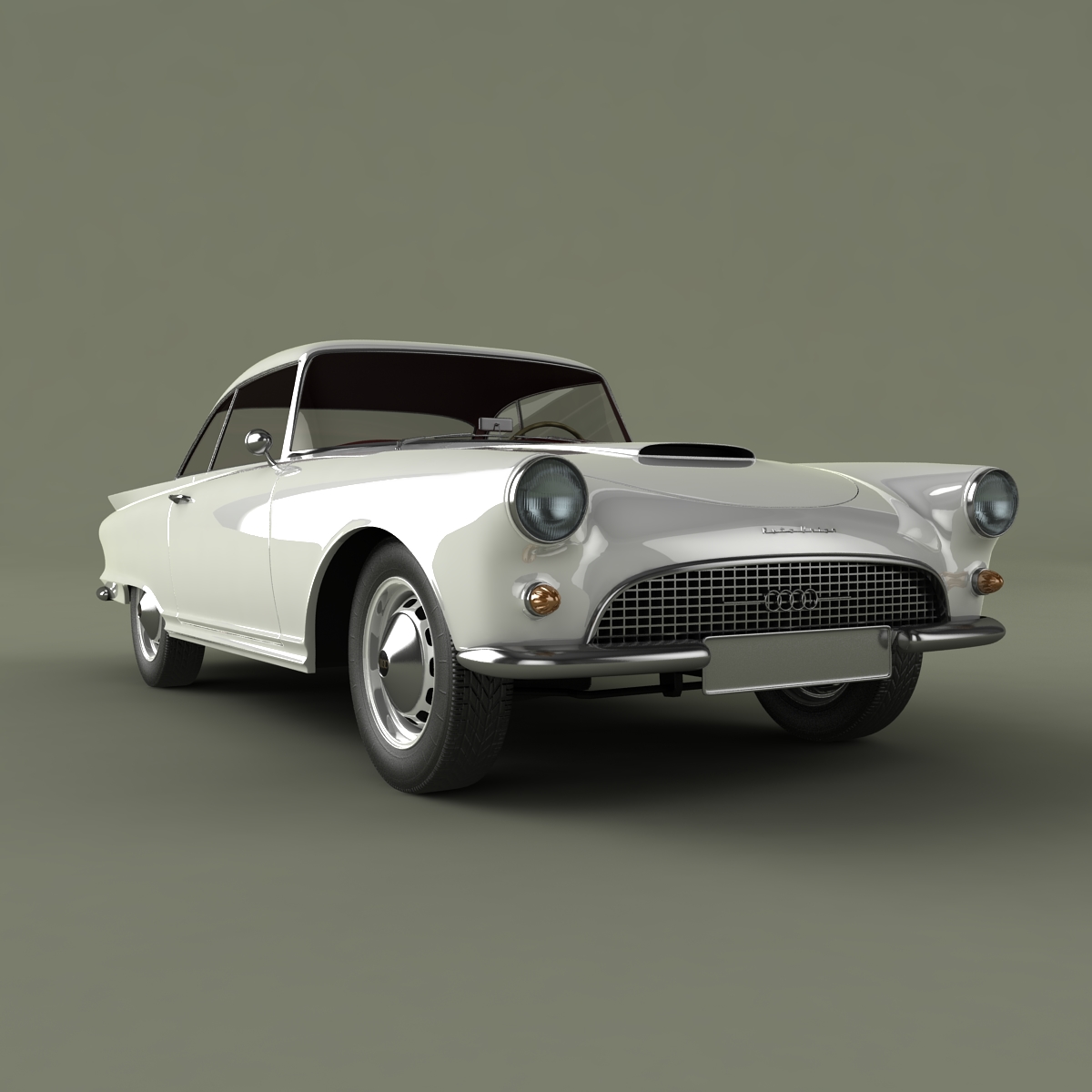 Auto Union 1000 SP 3D model_8
