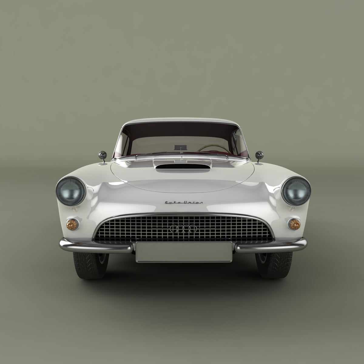 Auto Union 1000 SP 3D model_4