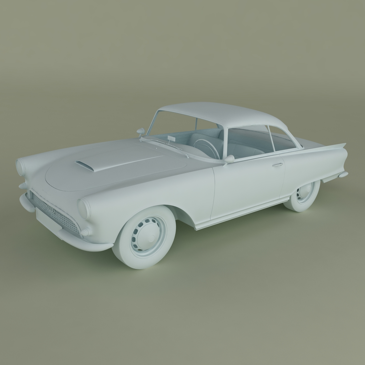 Auto Union 1000 SP 3D model_11