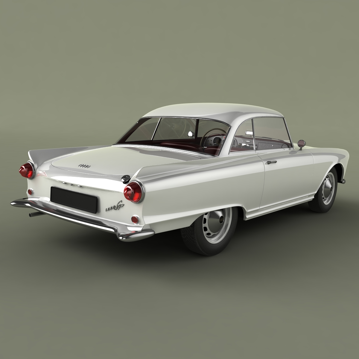 Auto Union 1000 SP 3D model_2