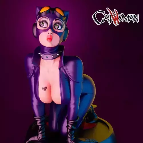 CAT WOMAN STL FAN ART