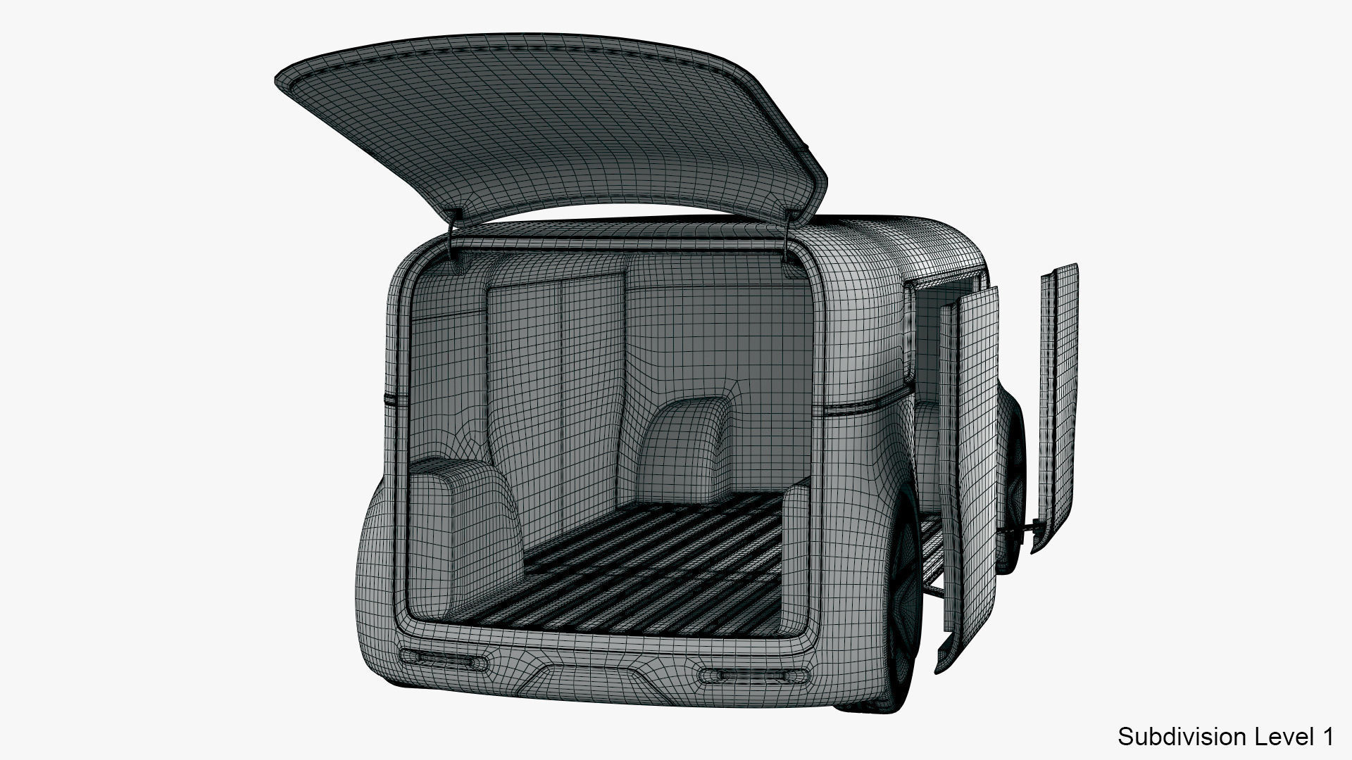 Autonomous Commercial Delivery Drone 3D model_18