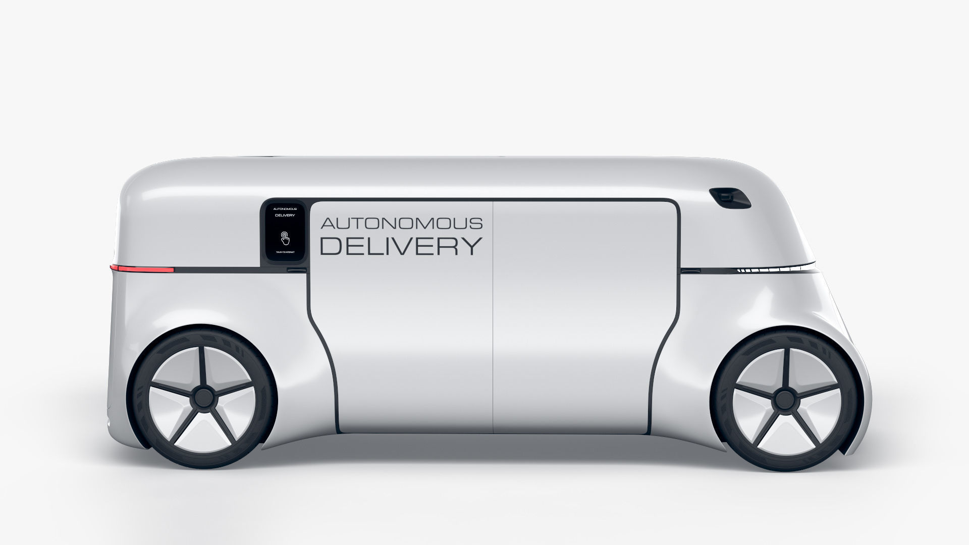 Autonomous Commercial Delivery Drone 3D model_1